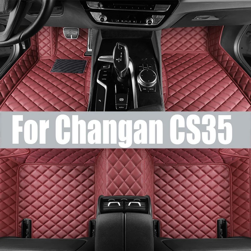 TPE Car Floor Mats For Changan CS35 Oshan COS5° 2012 2013 2014~2023 Waterproof Leather Pads LHD Foot Rug Carpet Auto trunk mat