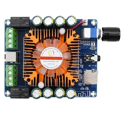 XH-A393 50W S 4 Audio Refitted Bluetooth Digital Power Amplifier Board TDA7388 Audio Amplifier Board