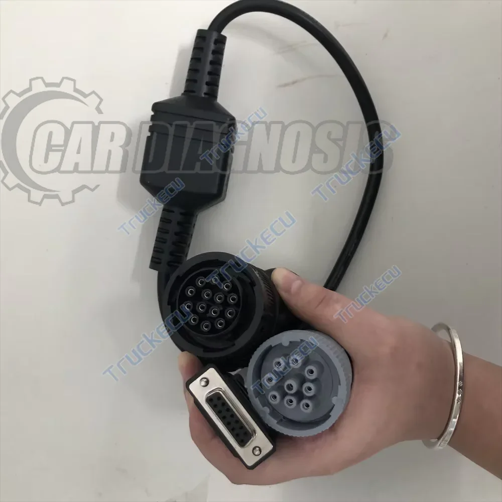 9 Pin+14Pin Ethernet Connection Cables 457-6114 4576114 For ET4 Communication Adapter 478-0235 Diagnostic Tool Cable Y cable