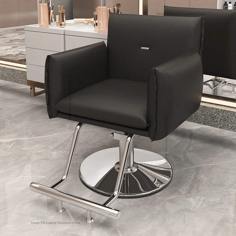 

Nordic Style Barbershop Barber Chair Modern Fashion Simple Hair Salon Barber Chair Barbershop Salon Furniture Silla Barberia FYB