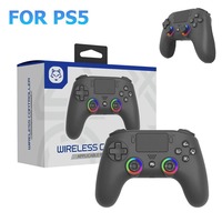 Wireless Game Controller For PS5 Vibration Seamless Bluetooth Connection Gamepad Colorful Light For Sony PS5 PC VideoGame