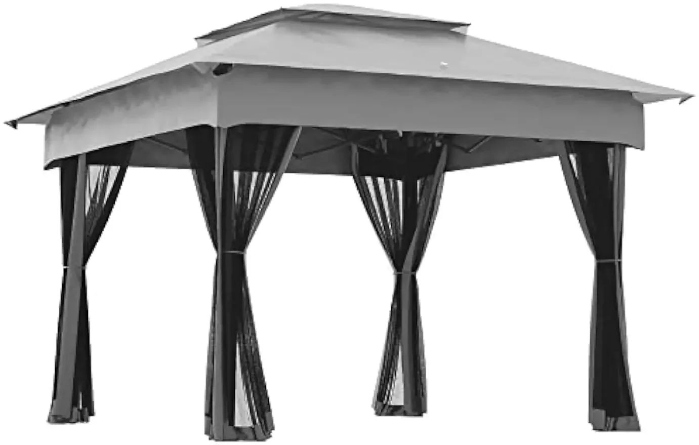 Toldo emergente para exteriores, refugio de Gazebo para Patio con red de cremallera extraíble, carpa para eventos instantáneos, pies cuadrados de sombra y bolsa de transporte