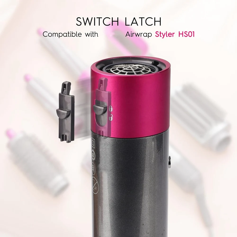 YANA35R Replacement Switch Latch For Dyson Airwrap Styler HS01 Curling Iron Part Curling Iron Switch Bayonet Lock Latch Repair