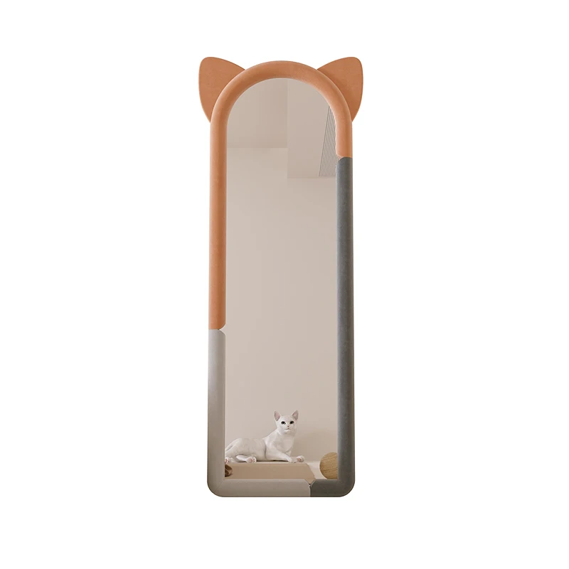 

Popular new style Internet rabbit ear floor mirror clothing store art decorative mirror