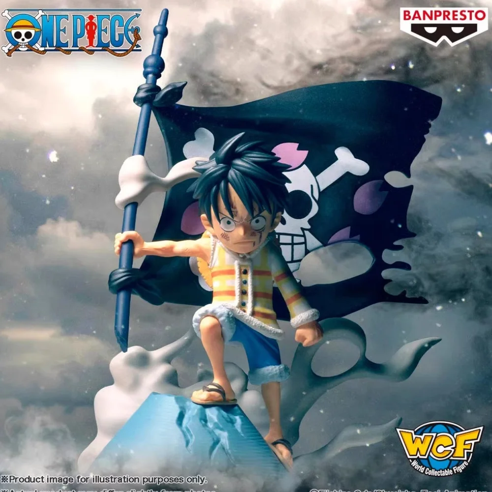 BANDAI Banpresto ONE PIECE Anime Luffy WCF Story Line Action Figures Model Figurine Original Figuarts Decoration Toys Collection