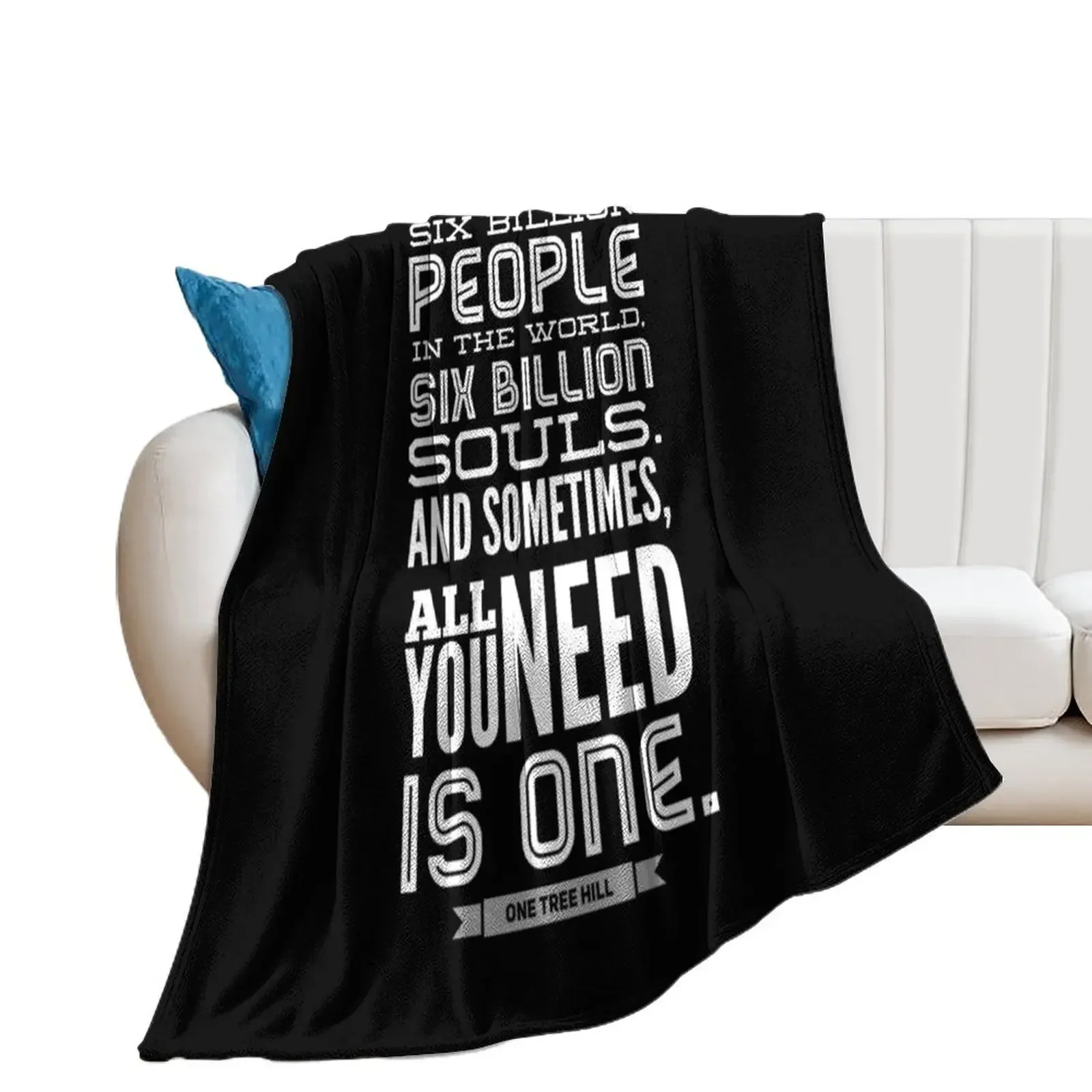 One tree hill - six billion Throw Blanket Summer Soft Plush Plaid Blankets