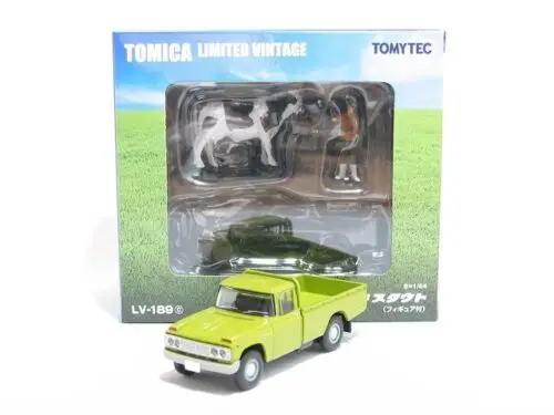 Stout Green With Figure Lv-189C Tomytec 1/64 Minicar Tomica DieCast Model Car Collection Limited Edition Hobby Toys