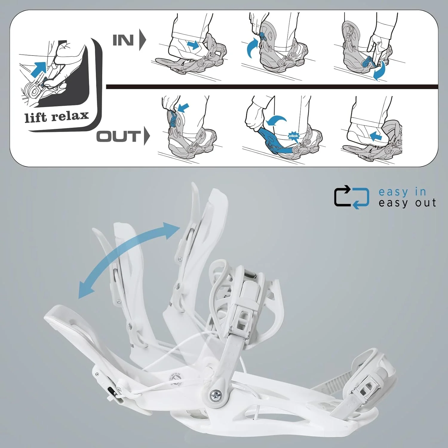 ربطات على الجليد خفيفة الوزن لجميع الجبال للرجال والنساء سريعة الارتداء