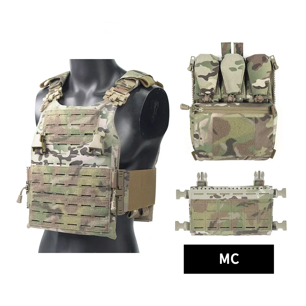 DMgear Lightweight Airsoft Gear Tactical Vest BC2 Plate Carrier Combination Paintball Hunting Equipment Wargame Outdoor