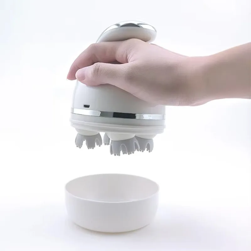 

Модный автоматический электрический массажер-чесалка для кожи с функцией разминания, портативный электрический массажер для головы и кожи головы для кошек