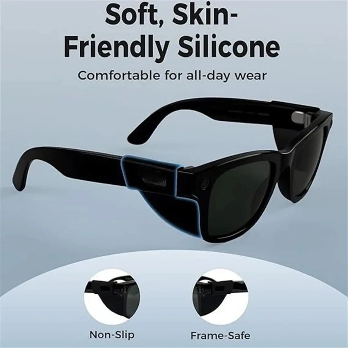 DT85 HOT Glasses Side Anti-Slip Anti-Glare Shield for Meta /Headliner/Skyler (/2)/ Meta HSTN