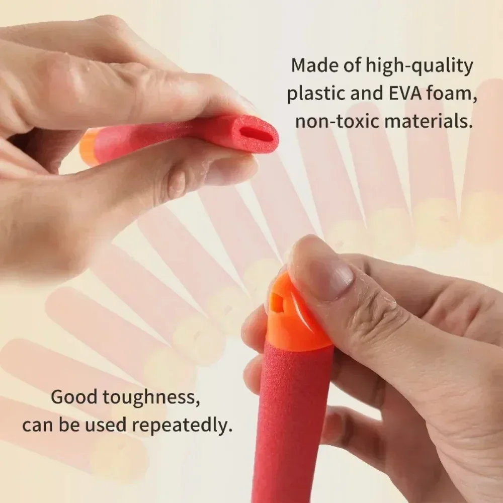 กระสุนโฟม EVA แบบนิ่ม9.5ซม. ลูกดอกปาเป้าเติมสำหรับเด็กและเด็กของขวัญวันเกิด