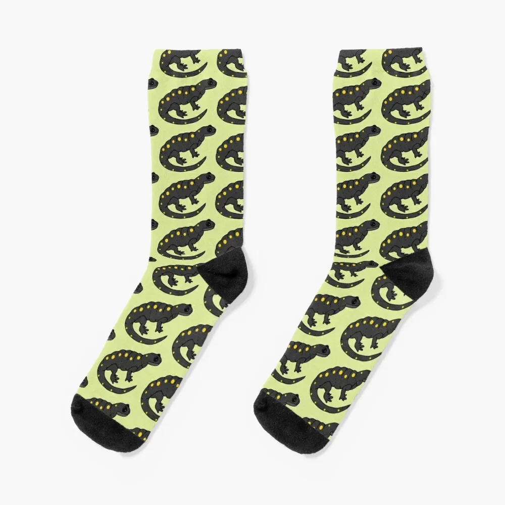 

Spotted Salamander Socks floor happy Antiskid soccer Mens Socks Women's