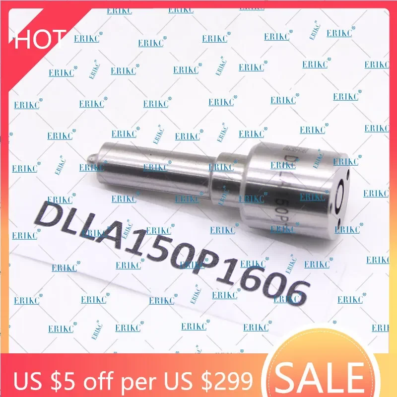 ERIKC Nozzle DLLA150P1606 Oil Jet 0433171980 Auto Fuel Pump Injector Sprayer DLLA 150 P 1606 for Injector 0445110269 0445110270