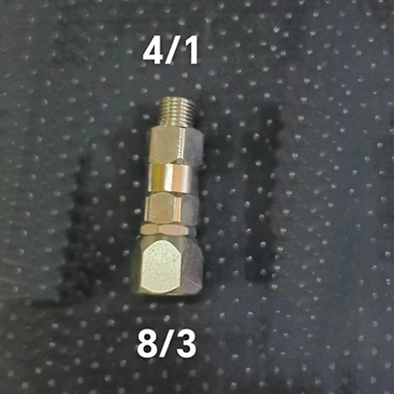 1/4 to 1/4 to 3/8Airless High Pressure Spray Gun Flexible Rotation Pipe Connector Fit For Airless Pressure Spray gun Hose Swivel