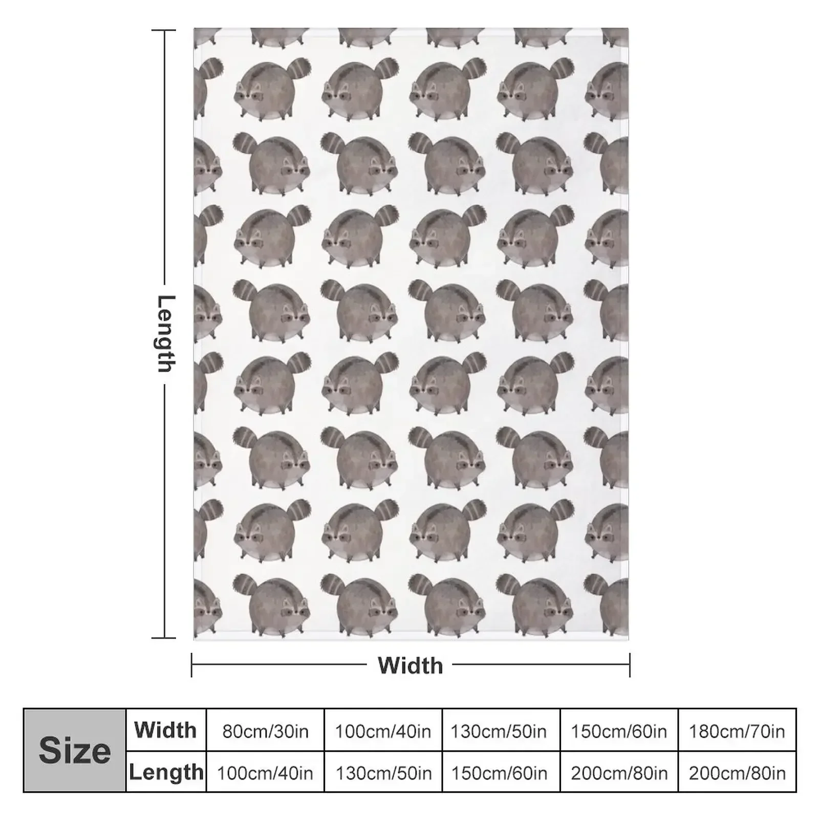 Chubby Trash Panda Throw Blanket Furrys Picnic Sofa Quilt Luxury Thicken Blankets