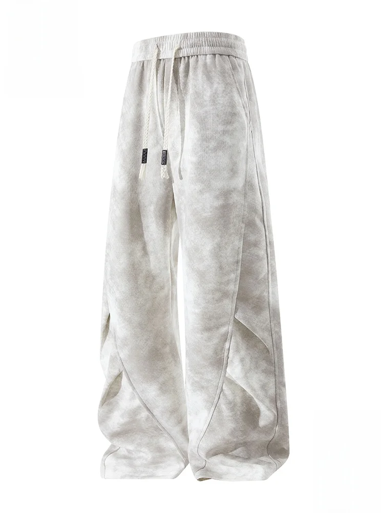 

PaulFrank American Dyed Paratrooper Pants Men's Autumn Loose Straight Casual Trousers Wrinkle-Free Comfortable Polyester