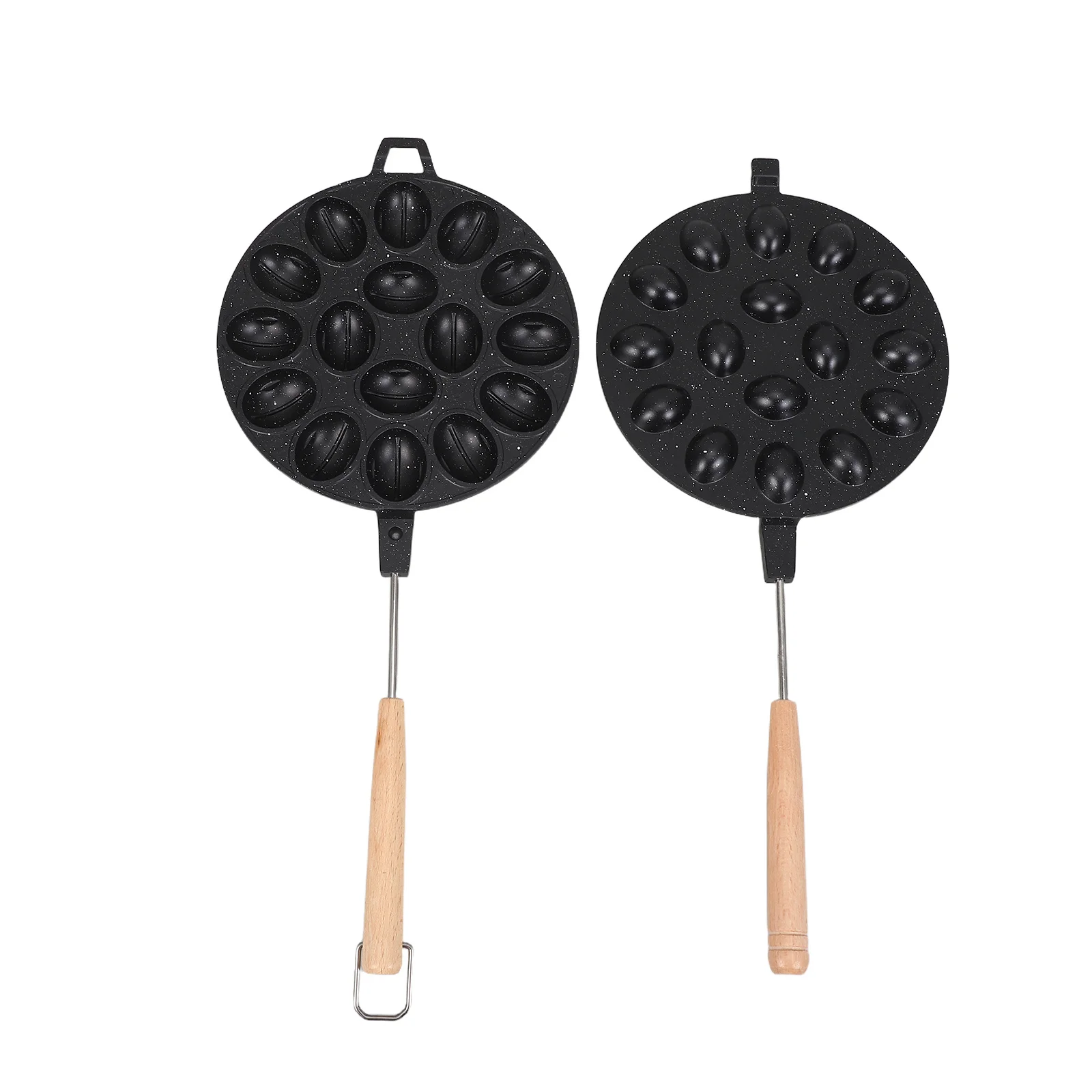 

Walnut Cookie Mold Aluminum Alloy Baking Pan Reusable Non Stick Metal Fondant Mold For Chocolate Candy Diy Treats Walnut