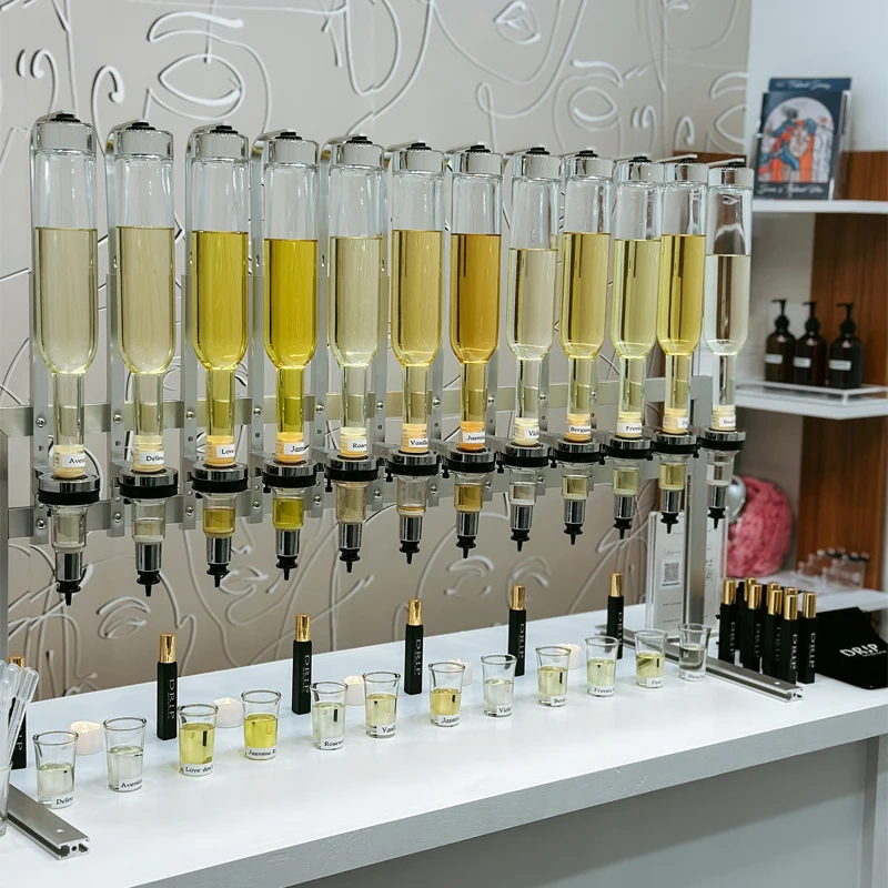 ized 200 ml 500 ml 750 ml Perfume Bottles Dispenser 6 8 12 Bottles Oil Perfume Bar
