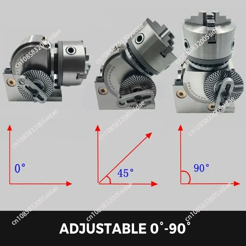 Universal Dividing Head BS-0 4 Inches 5 Inch CNC Rotary Axis 3 Jaw 100mm 125mm Chuck CNC Tailstock for CNC Router Rotary Table