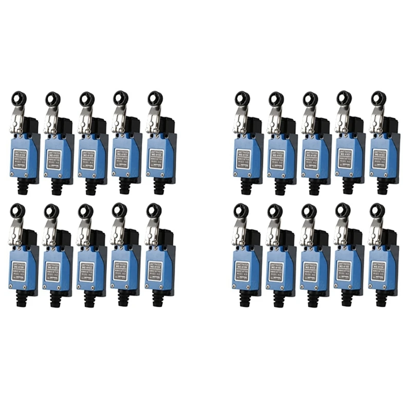 Promotion! 20Pcs ME-8104 Momentary Roller Arm Type Limit Switch For CNC Mill 5A 250V ME8104 Mini Switch