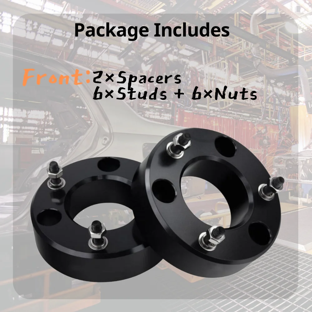 Front Leveling Lift Up Kits for Chevy Silverado Lift Spacers Coil Strut Strut Spring Shocks Raise 51.5MM