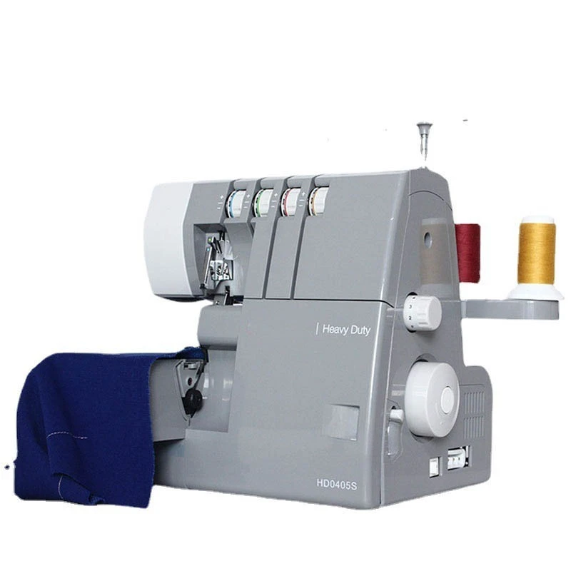 Máquina de Coser Eléctrica Portátil Multifuncional, Máquina de Coser Overlock para el Hogar, Máquina de Coser para Rematar Bordes de Tela