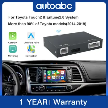 AUTOABC 2025 適用於Toyota Auris C-HR 2014-2018 的無線 Carplay,支援 Android Auto、Mirror Link 和 AirPlay 功能 10 最佳銷售 Auris CarPlay - №1