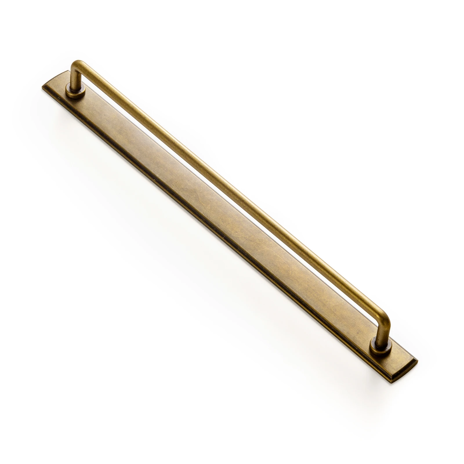 Goo-Ki 2 Pack 5'' Center to Center Brushed Gold Cabinet Bar Pulls with Backplate Modern Drawer Handles Closet Classic Home Kitchen Improvement Hardware