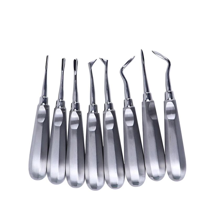 Dental Elevator Stainless Steel Root Fragment Luxating Elevators Tooth Dental Lab Instrument Handle Dentist Tools