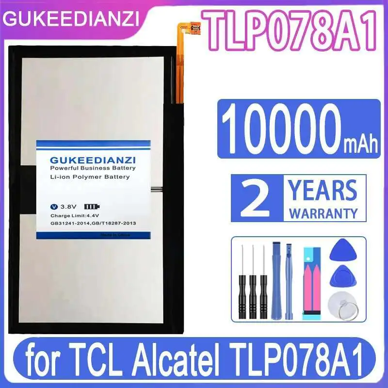 

Долговечный аккумулятор для планшета, стабильный, 10000 мАч для Tcl Alcatel TLP078A1