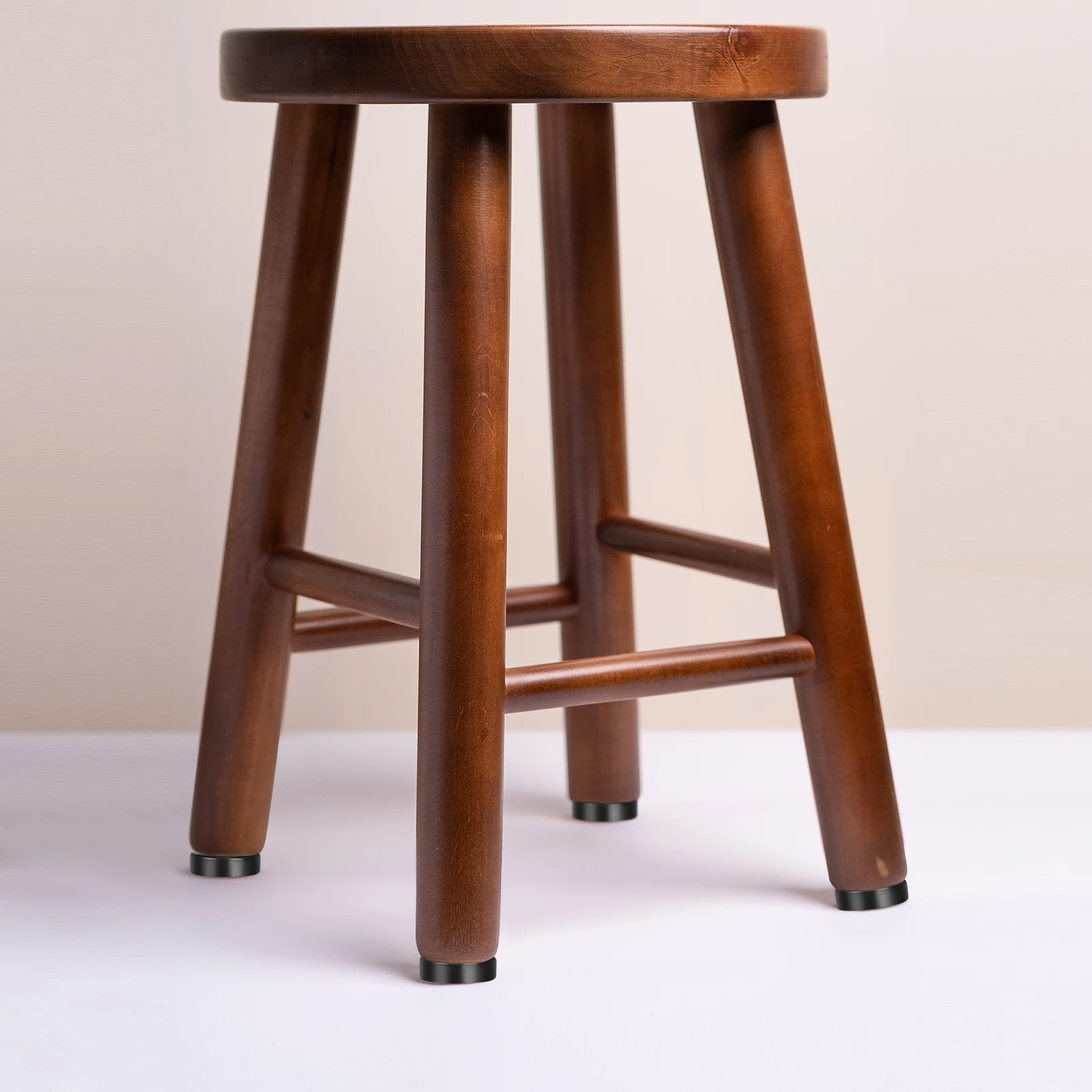 

24 Pcs Threaded Furniture Levelers Adjustable Feet Stabilizers for Table Chair Cabinet Black Screw Long Nut Rack