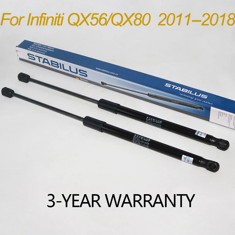 

Original Car-styling Front Hoods Bonnets Gas Spring Strut Lifters for Infiniti QX56 QX80 2011--2018 65470-1LA0A 468mm