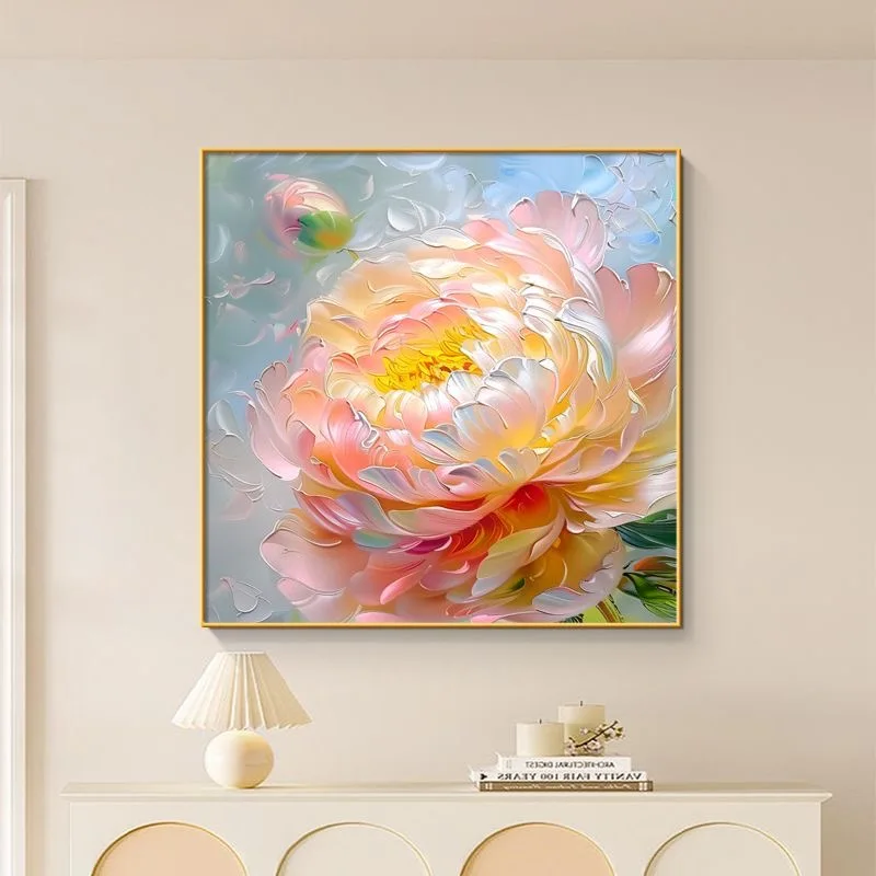 A-0302  Set of 2 Floral Oil Paintings, Gallery Wall