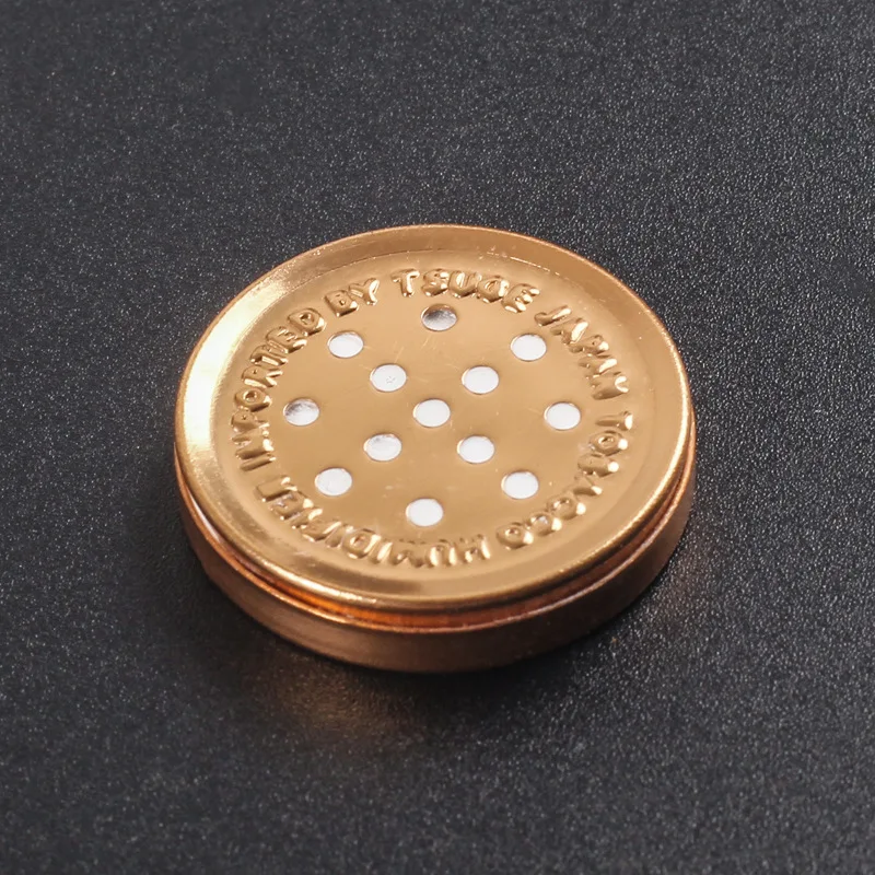 Portable Mini Cigar Humidor, Tabacco Humidifier, Moisture Mini Round Accessories Tool, Tobacco Humidification Gadgets