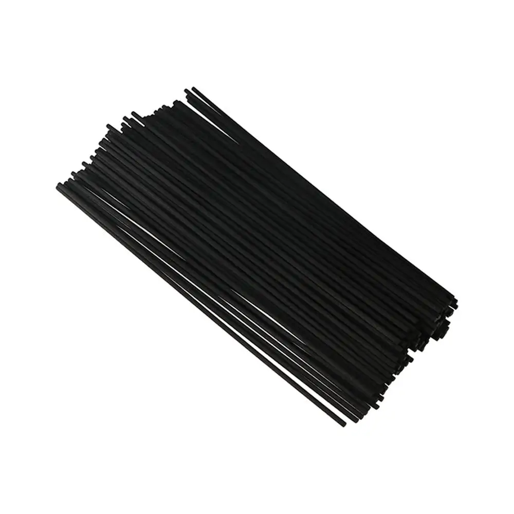 100Pcs 3mm*25cm Fiber Reed Diffuser Sticks Black/White/Wood color Portable Aromatherapy Refill Sticks Easy To Use