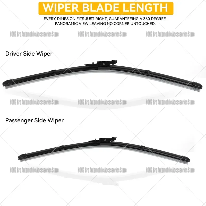 For Mercedes Benz Vito Viano W639 2006-2014 Front Windshield Wiper Blades LHD Left Hand Drive Window Screen Rubber Brush 28