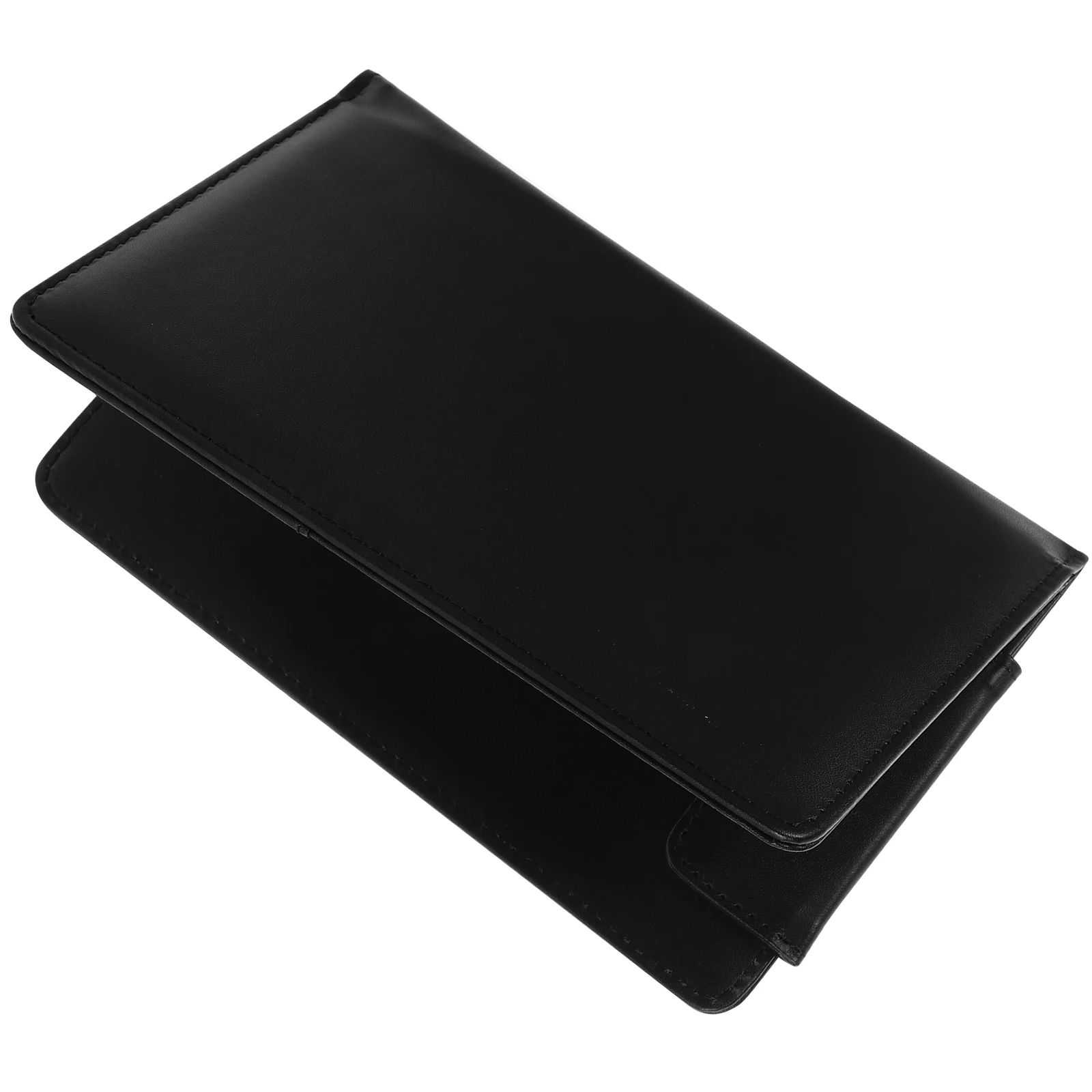

Black PU Bill Cash Menu Clipboards Students Writing Boards High Quality Double Function Writing Boards Retro Style Paper Clip