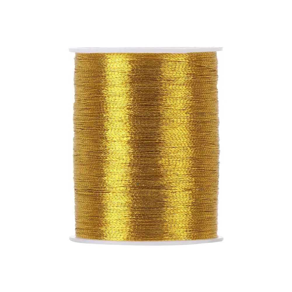 100 metres Spool Crafts DIY Embroidery Thread gold wire Sewing Machine Cross Stitch