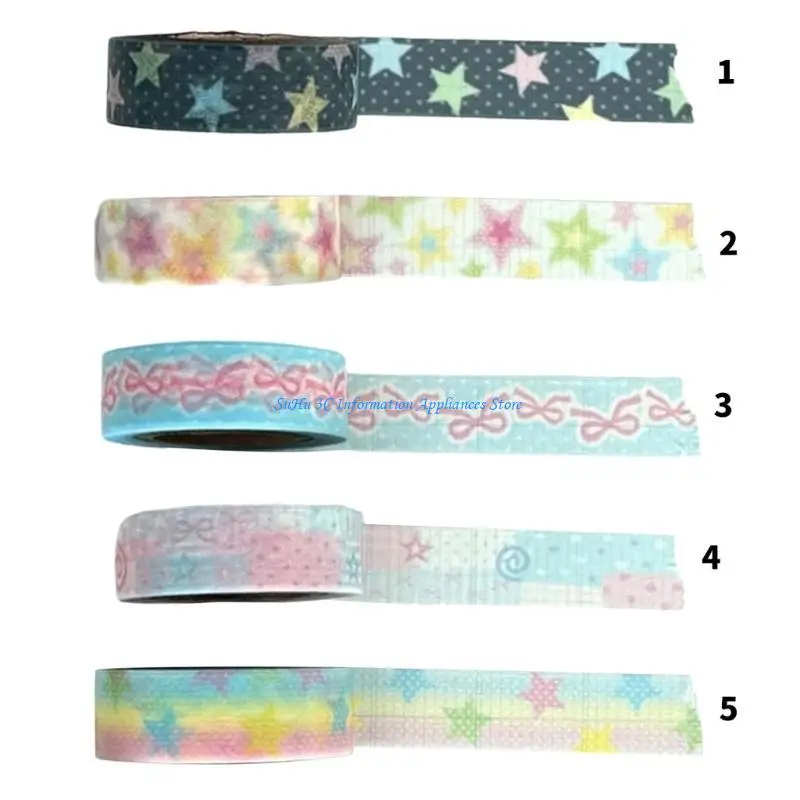 เทปตกแต่งสวยงามลายดาวกุทัณฑ์เทปสำหรับสมุดวารสาร