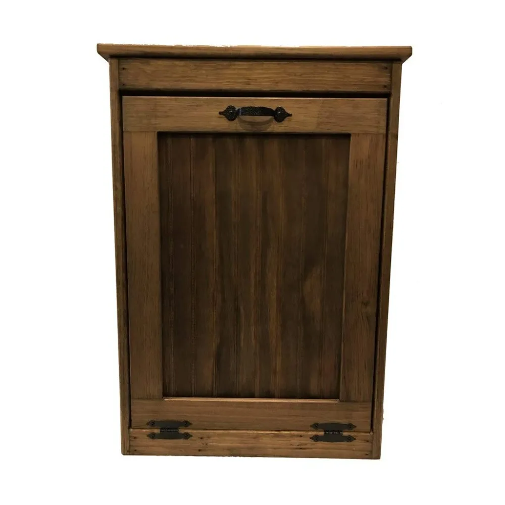 

Wooden Tilt-Out Trash Bin Solid Top