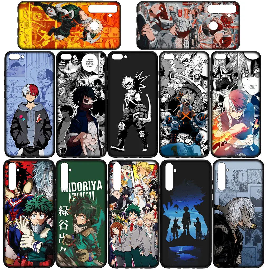 My Hero Academia NHA Boku no Hero Phone for Xiaomi Redmi Note 13 13C A3 A3X Mi POCO F6 F5 Pro C65 C55 C50 C51 Edge Cover Case