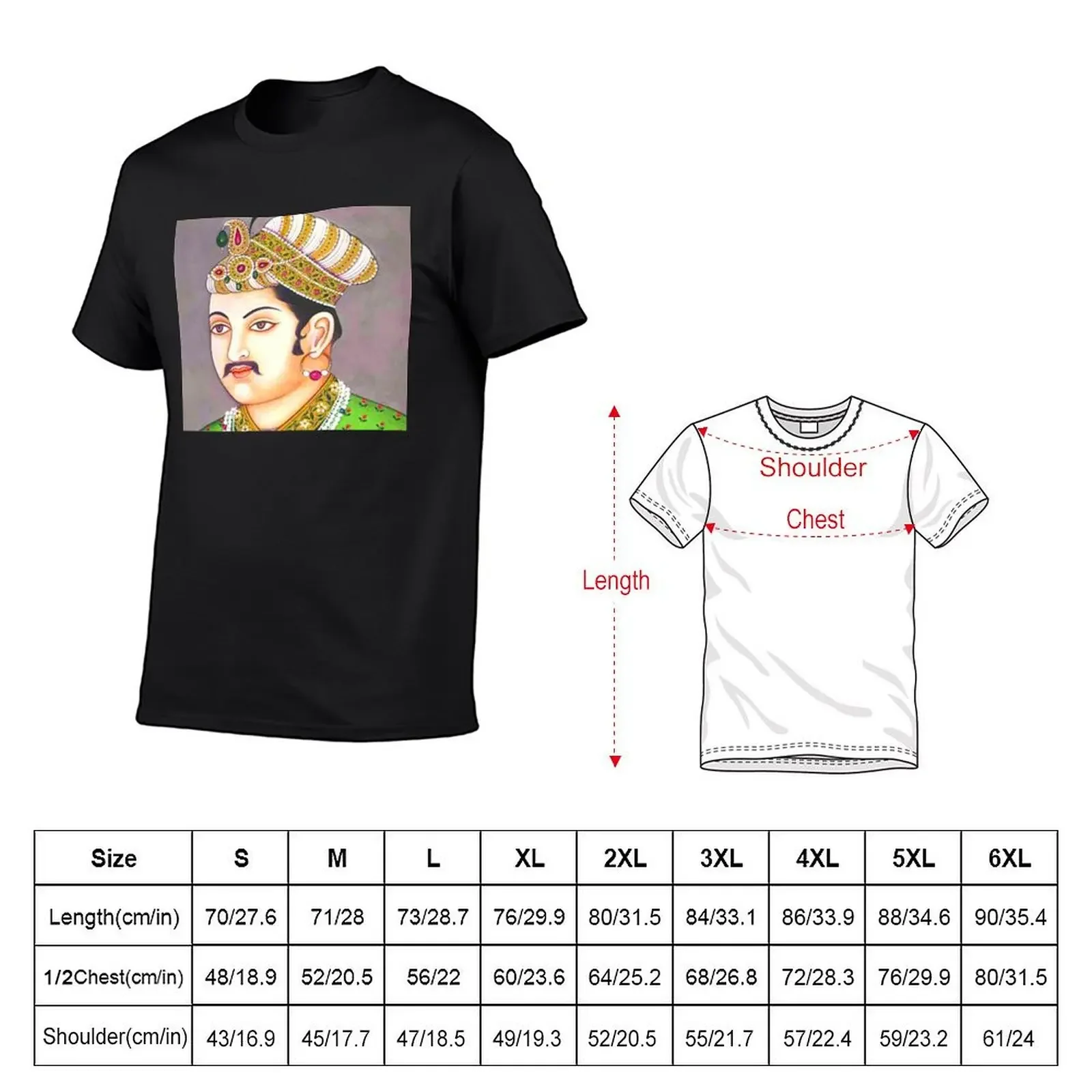 Akbar the Great T-shirt summer clothes shirts graphic tees Men's t-shirt