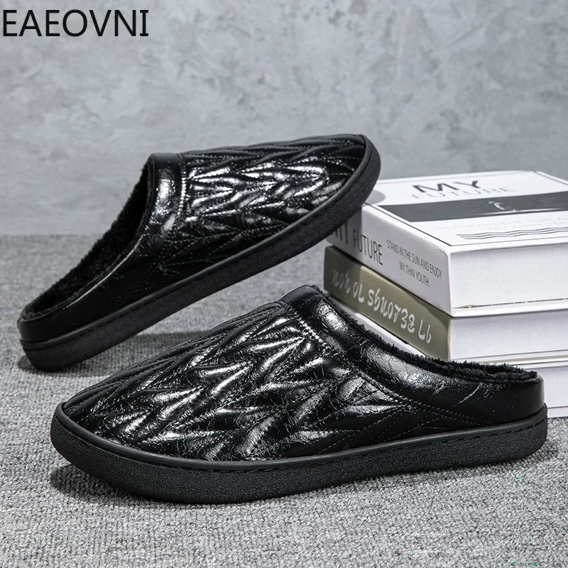 Couple Slippers Men's Slipper for Home Hard-wearing Man Anti-slip Shoe Beautiful Fashionable Shoes Young EAEOVNI New Arrival Hot