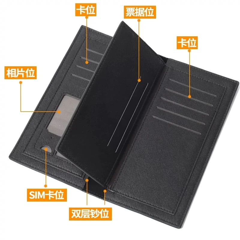 Anime genshin impacto preto moeda bolsa scaramouche cosplay carteira dobrável para homens mulheres couro do plutônio longo curto moda carteiras