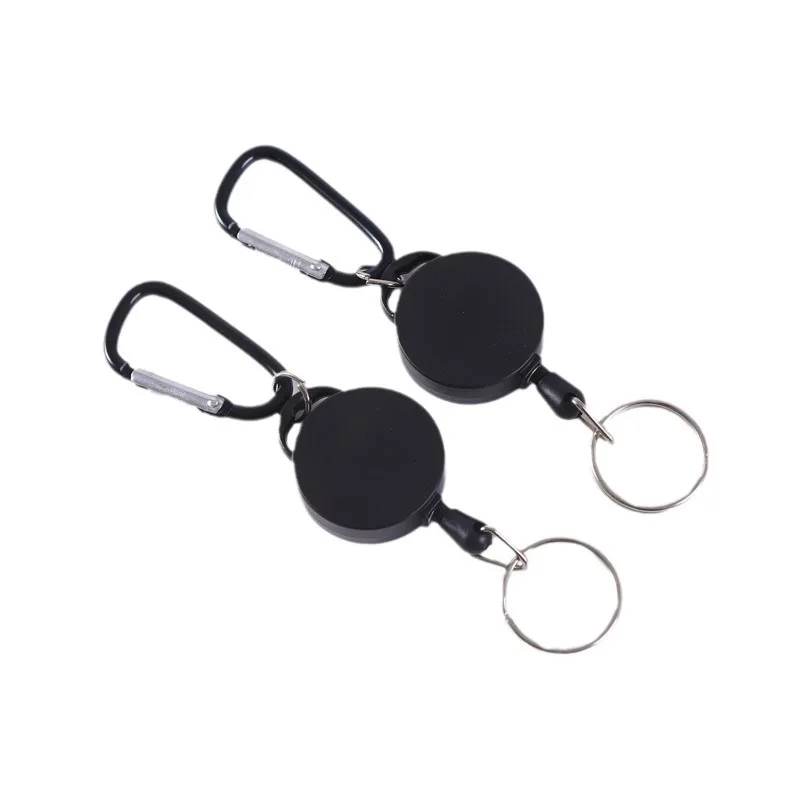 

Выдвижной брелок-фиксатор и выдвижная катушка для шнура — карабин с тросом для организации снаряжения на открытом воздухе