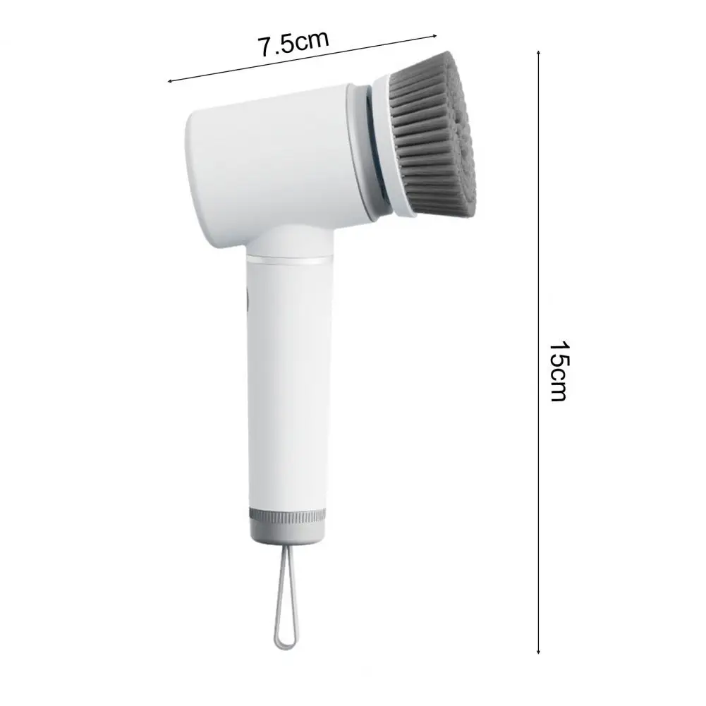 Handheld Electric Cleaning Brush Multifunctional Electric Stain Remover Ergonomic Portable Ideal Cleaner for Bathroom Shoes