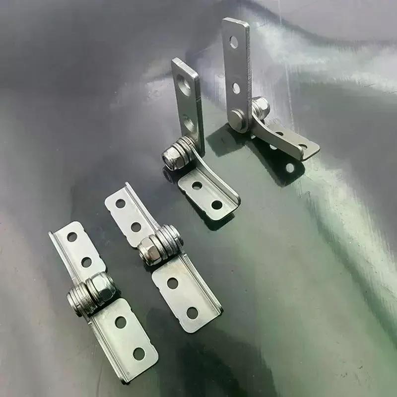 1Pcs Adjustable Arbitrary Hinge Stop 304 Stainless Steel Damping Hinge Nothing Frame Hinge Damping Shaft Positioning Hinge