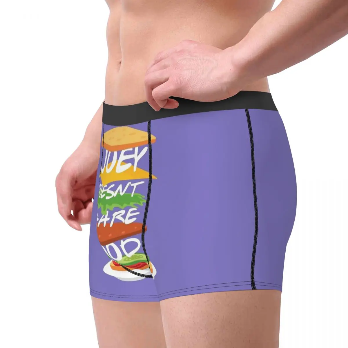 Joey Deelt Geen Food Tv-Show Heren Boxershorts, Zeer Ademende Onderbroeken, Topkwaliteit Shorts Met 3D-print Cadeau-Idee