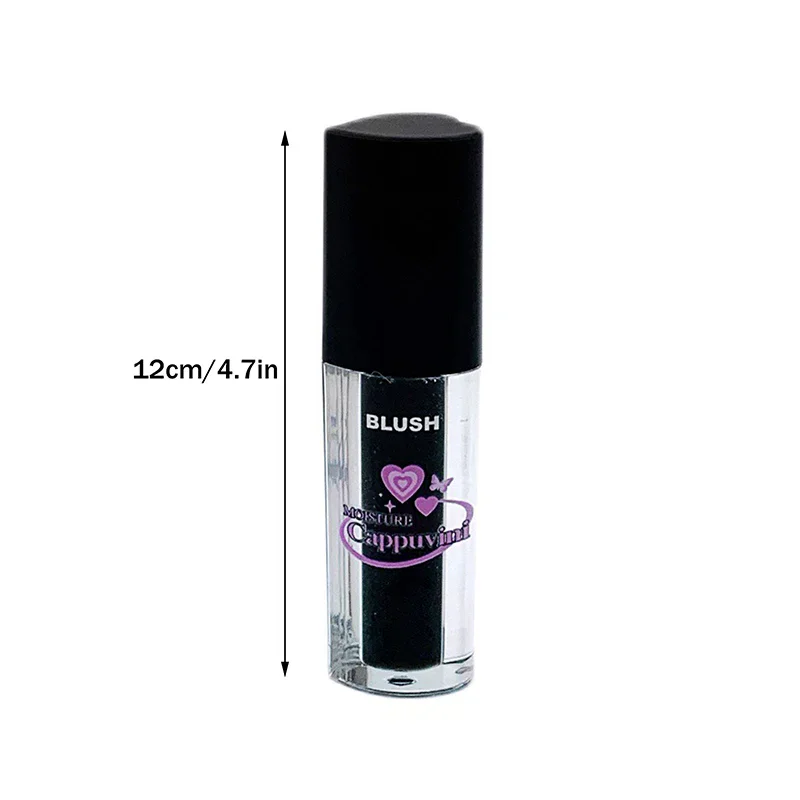 Cappuvini Zwarte Vloeibare Kleurveranderende Blush Lip Eye Cheek Tint Crystal Hydraterende Blusher Transparante Veranderende Gel Rouge Crème